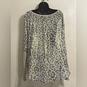 Guess, NWT, long sleeved.  Solid/animal print.